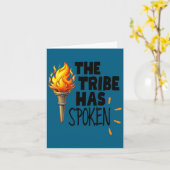 The Tribe Has Sken Torch That Lights The Way  Kaart (Gele Bloem)