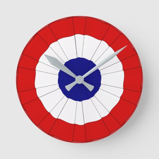 The tricolour cockade – Rosette Ronde Klok (Voorkant)