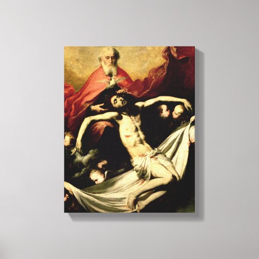 The Trinity, c.1635 Canvas Afdruk (Voorkant)