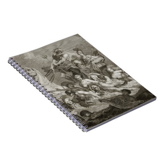 The Triumph of Britannia, c.1765 (graving) Notitieboek (Rechterzijde)