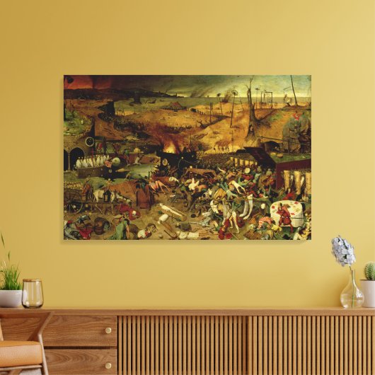The Triumph of Death, c.1562 Canvas Afdruk (Insitu (Woonkamer))