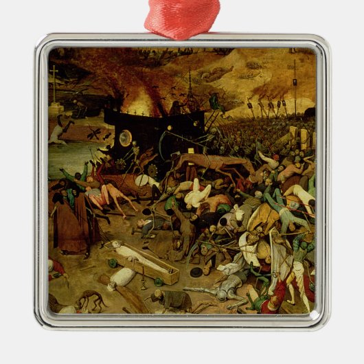 The Triumph of Death, c.1562 (olie op het paneel) Metalen Ornament (Voorkant)