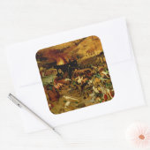 The Triumph of Death, c.1562 Vierkante Sticker (Envelop)