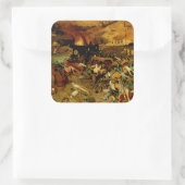 The Triumph of Death, c.1562 Vierkante Sticker (Tas)