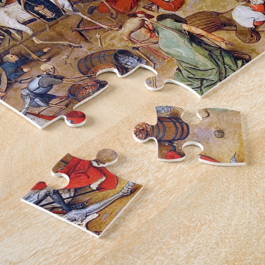 The Triumph of Death, Pieter Bruegel Legpuzzel (Zijkant)