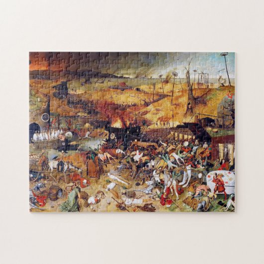 The Triumph of Death, Pieter Bruegel Legpuzzel (Horizontaal)