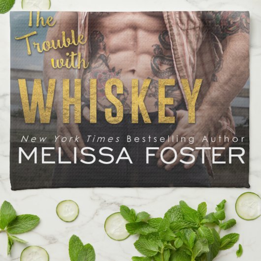 The Trouble with Whiskey Keukenhanddoek (Gevouwen)