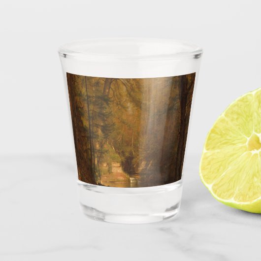 The Trout Pool (1870) Artwork - Shot Glass Glas (Voorkant)