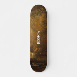 The Trout Pool (1870) Artwork - Skateboard