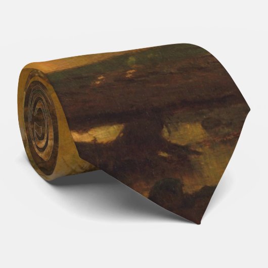 The Trout Pool (1870) Artwork - Stropdas (Opgerold)