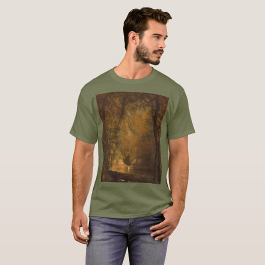 The Trout Pool (1870) Artwork - T-Shirt (Voorkant volledig)
