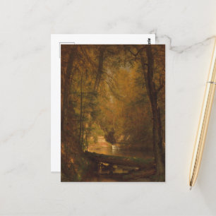 The Trout Pool (1870) - Worthington Whittredge Briefkaart