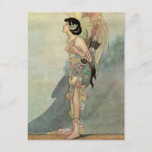 "The True Lover" door Charles Robinson Briefkaart