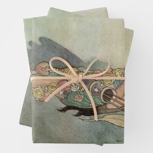 "The True Lover" door Charles Robinson Inpakpapier Vel (In situ)