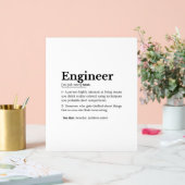 The True Meaning of an Engineer Acryl Bord (Huwelijk)