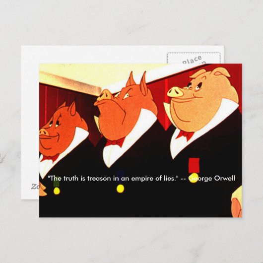 The Truth is Treason Briefkaart (Voorkant / Achterkant)