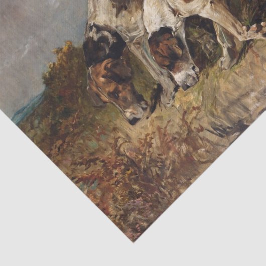 The Tufters van John Emms Tissuepapier (Detail)