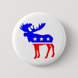 The Tuke Party Moose Ronde Button 5,7 Cm