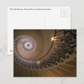 The Tulip Staircase, Queen's House in Greenwich Briefkaart (Voorkant / Achterkant)