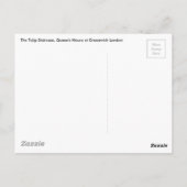 The Tulip Staircase, Queen's House in Greenwich Briefkaart (Achterkant)