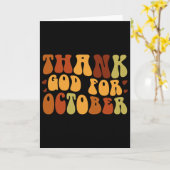 The Turkey Isn't The Only Thing In The Oven Thanks Kaart (Gele Bloem)