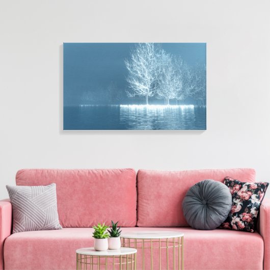 The Turning (Winter) Canvas Afdruk (Insitu (Woonkamer))