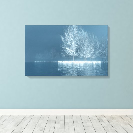 The Turning (Winter) Canvas Afdruk (Insitu (Houten vloer))