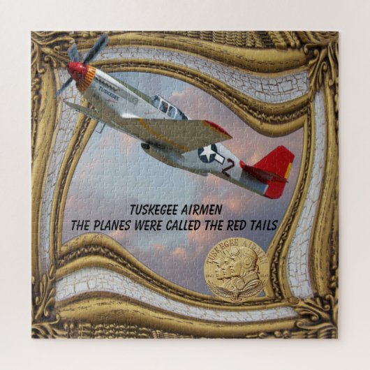 The Tuskegee Airmen-RED TAILS Jigzaag Puzzle Legpuzzel (Verticaal)
