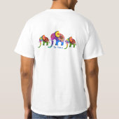 "The Tusker" Olifant T-shirt (Achterkant)