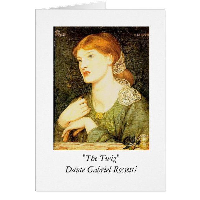 "The Twig" - Dante Gabriel Rossetti (Voorkant)
