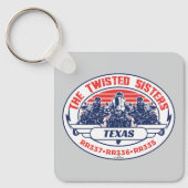 The Twisted Sisters Texas USA Motorcycle 01 Sleutelhanger (Voorkant)