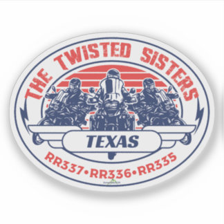 The Twisted Sisters Texas USA Motorcycle 01 Sticker