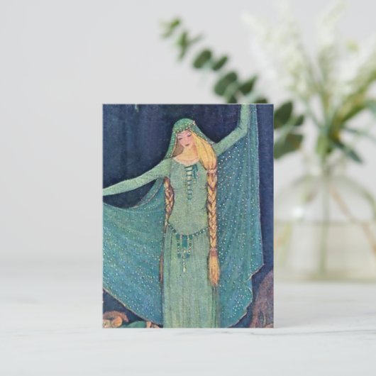 "The Two Kings Children" van Elenore Abbott Briefkaart (Staand voorkant)