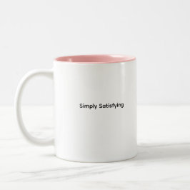 The two-tone Salmon interior mug Tweekleurige Koffiemok