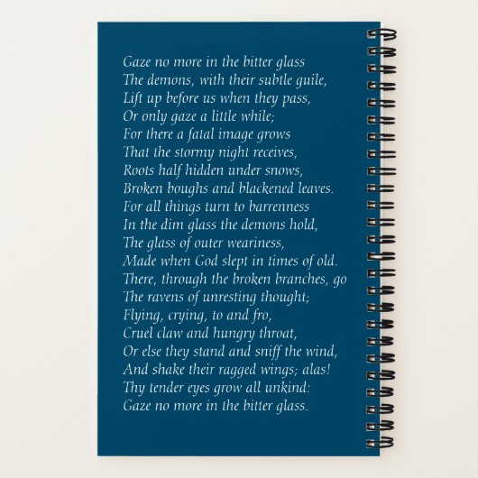 "The Two Trees" Twee-in-één journaal/ Notitieboek (Achterkant)