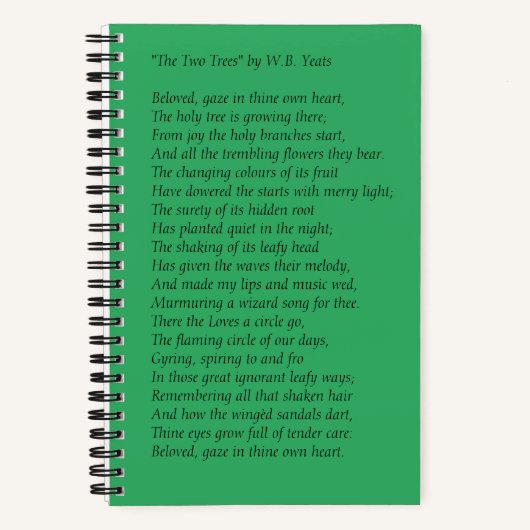 "The Two Trees" Twee-in-één journaal/ Notitieboek (Voorkant)