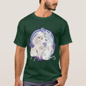 The two versions of the Unicorn funny T-shirt (Voorkant)