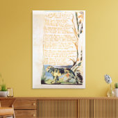 The Tyger, van Sangen of Innocence Canvas Afdruk (Insitu (Woonkamer))