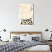 The Tyger, van Sangen of Innocence Canvas Afdruk (Insitu (Slaapkamer))