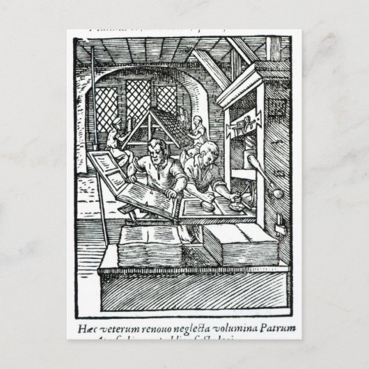 The Typographer, uitgegeven door Hartman Schopper Briefkaart (Voorkant)