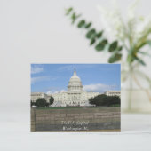 The U.S. Capital Washington, DC Briefkaart (Staand voorkant)