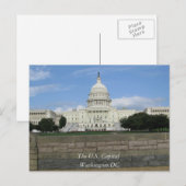 The U.S. Capital Washington, DC Briefkaart (Voorkant / Achterkant)