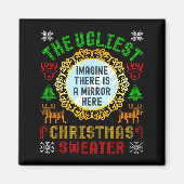 The Ugliest Christmas Sweater With An Image Of A M Magneet (Voorkant)