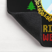 The Ugliest Ugly Christmas Sweater With Mirror Fun Muismat (Hoek)