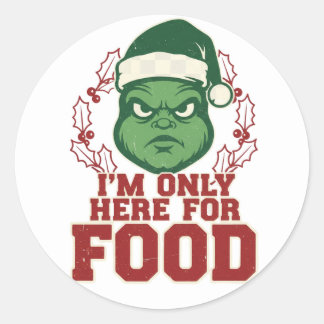 The Ugly Christmas Badge of Honor 🎄☠️ Ronde Sticker