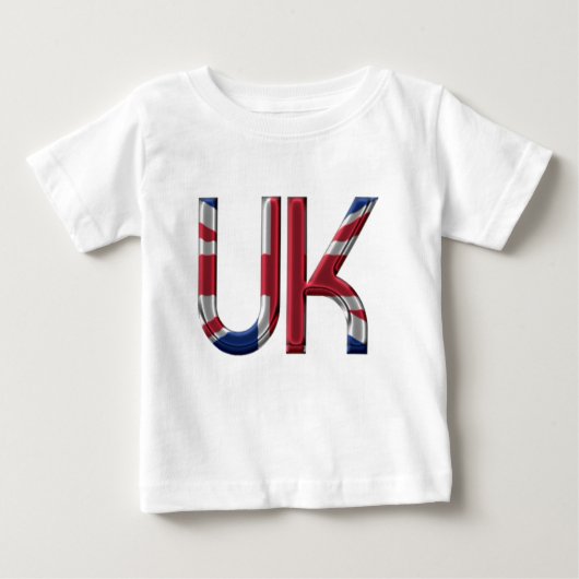 The UK Union Jack British Flag Typography Elegant (Voorkant)