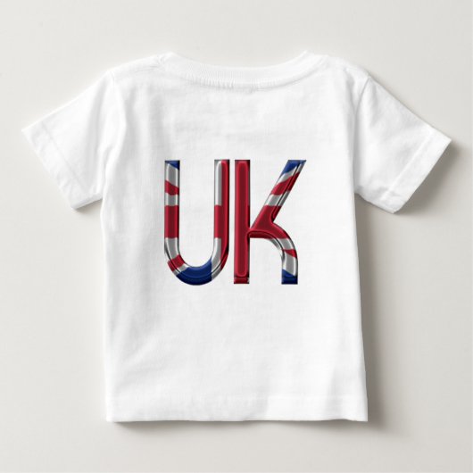 The UK Union Jack British Flag Typography Elegant (Achterkant)