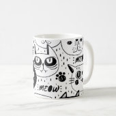 The Ultimate Cat Lover - Cozy Cat pet Koffiemok (Voorkant rechts)