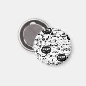 The Ultimate Cat Lover - Cozy Cat pet  Magneet (Voorkant / Achterkant)