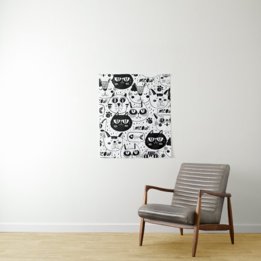 The Ultimate Cat Lover - Cozy Cat pet  Wandkleed (In situ)